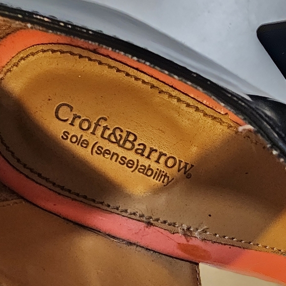 Croft and Borrow Buckle Heels open Toe Shoea size 8M - Picture 4 of 14